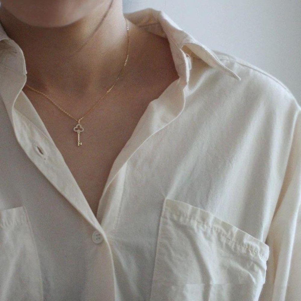 Key Charm Necklace - Picture 3 of 4
